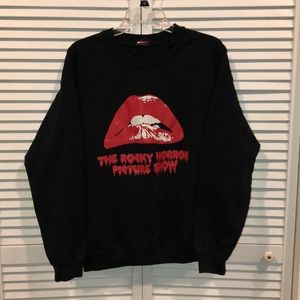 Rocky Horror Picture Show Mens Crewneck Sweatshirt Classic Lips